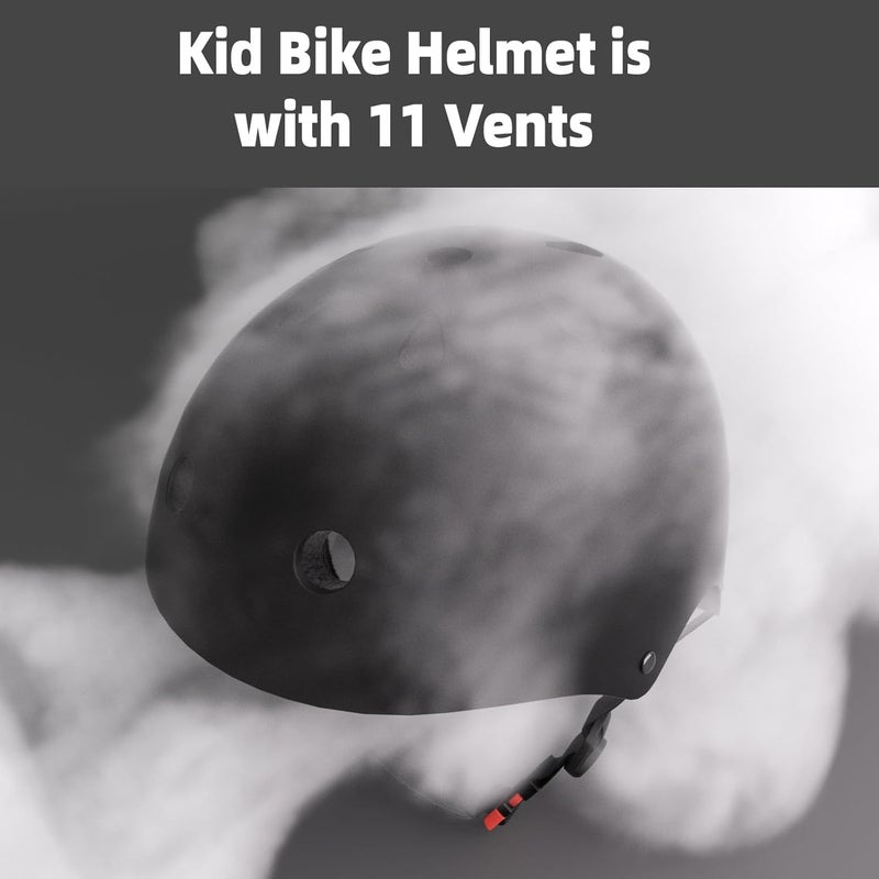 67i Kids Bike Helmet Toddler Helmets for Ages 3-8 Years Old Girls Boys Kid Adjustable Skateboard Bicycle Helmets Multi-Sport Ventilation Skateboarding Cycling Scooter Roller Skate Helmet - Image 3